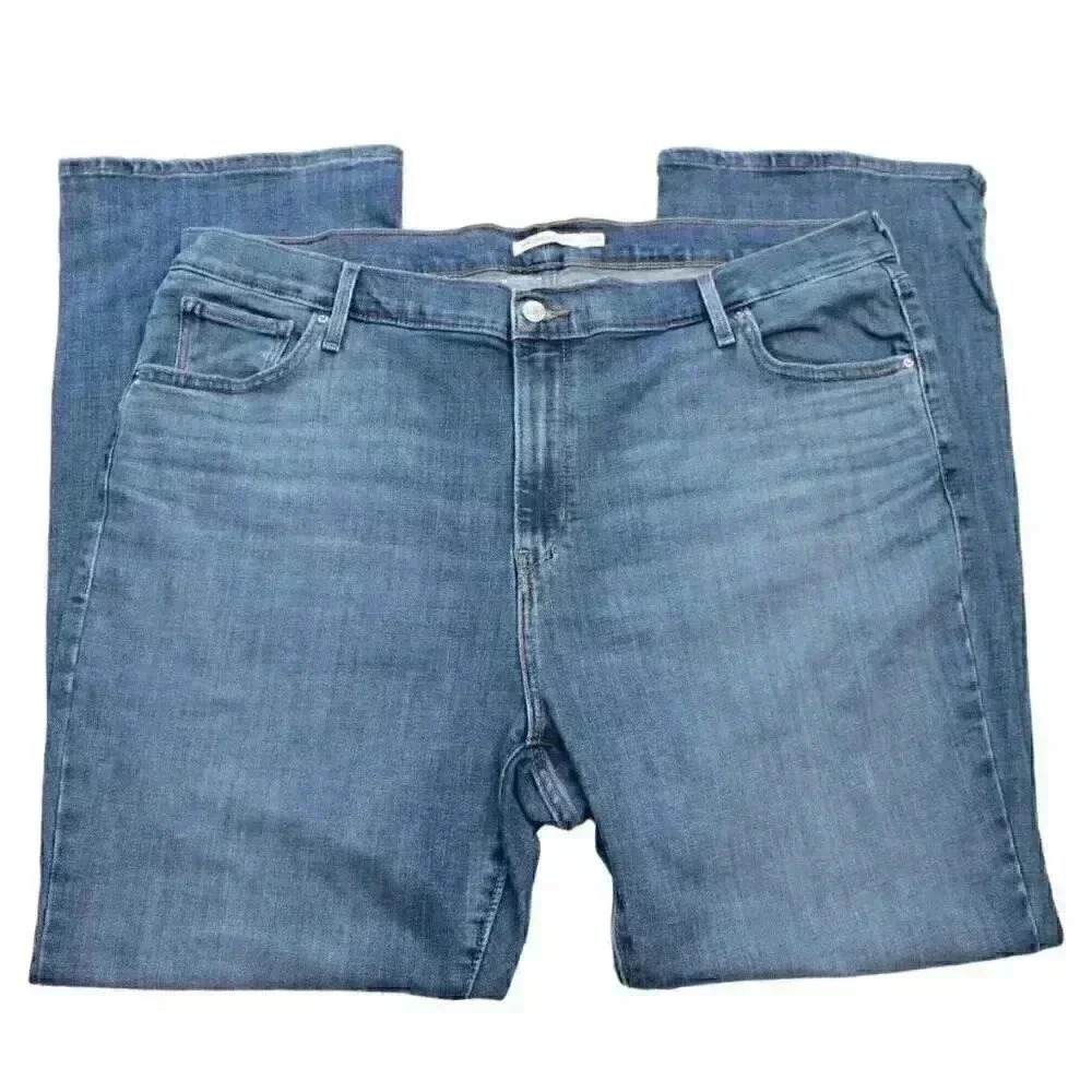 Levi's 725 High Rise Bootcut Jeans Size 22W Medium Wash Stretch Comfort